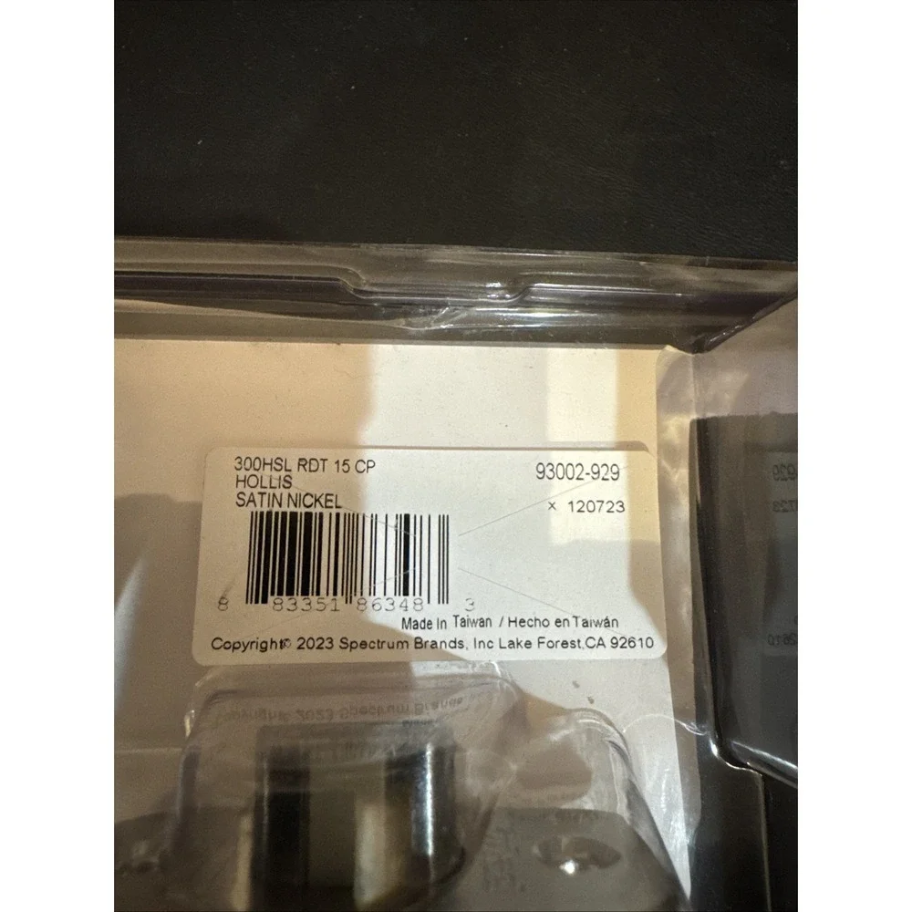 Kwikset Satin Nickel Privacy Door Handle Set‎ for Bathroom Bedroom